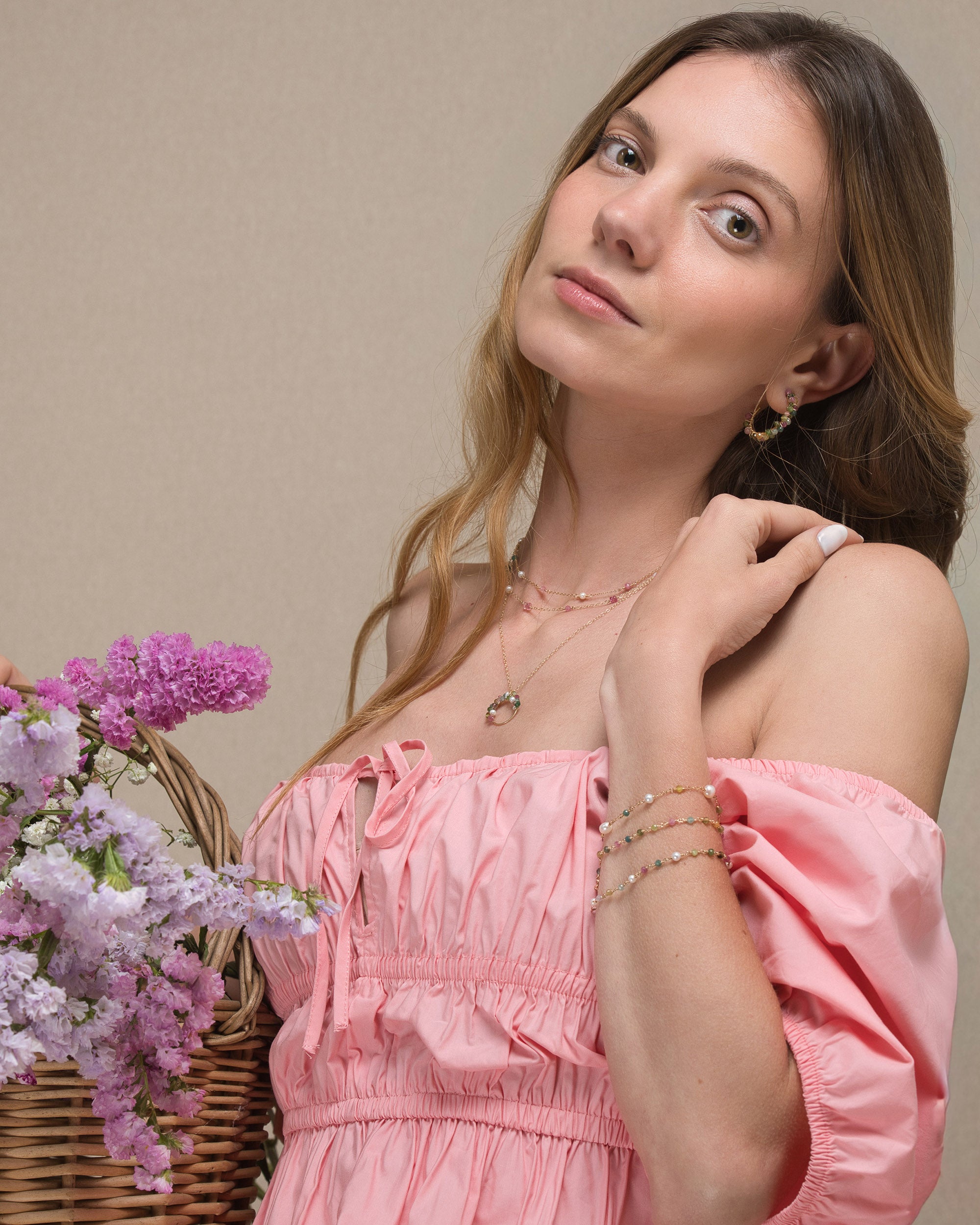 Jardin no. 6 | Tourmaline Chain Bracelet