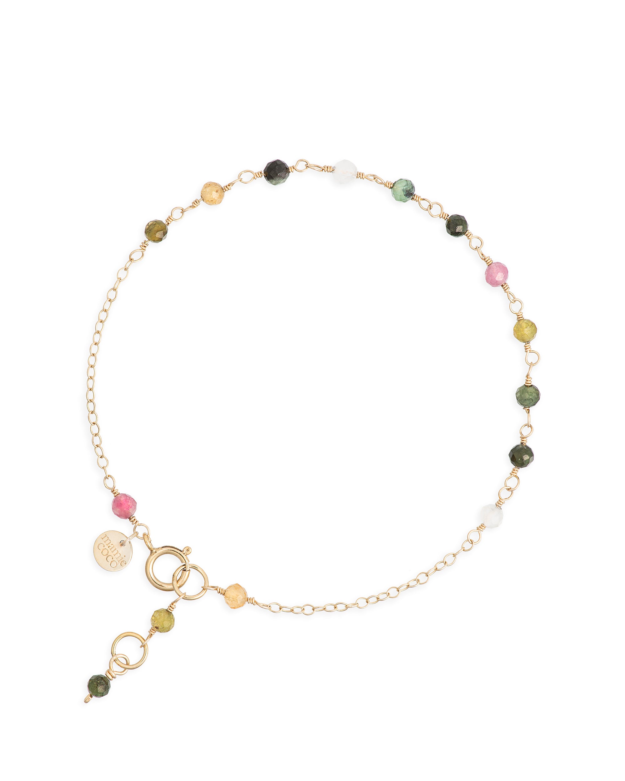 Jardin no. 6 | Tourmaline Chain Bracelet