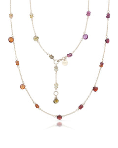 Jardin no. 20 | One-of-a-kind Gradient Tundra Sapphire Necklace