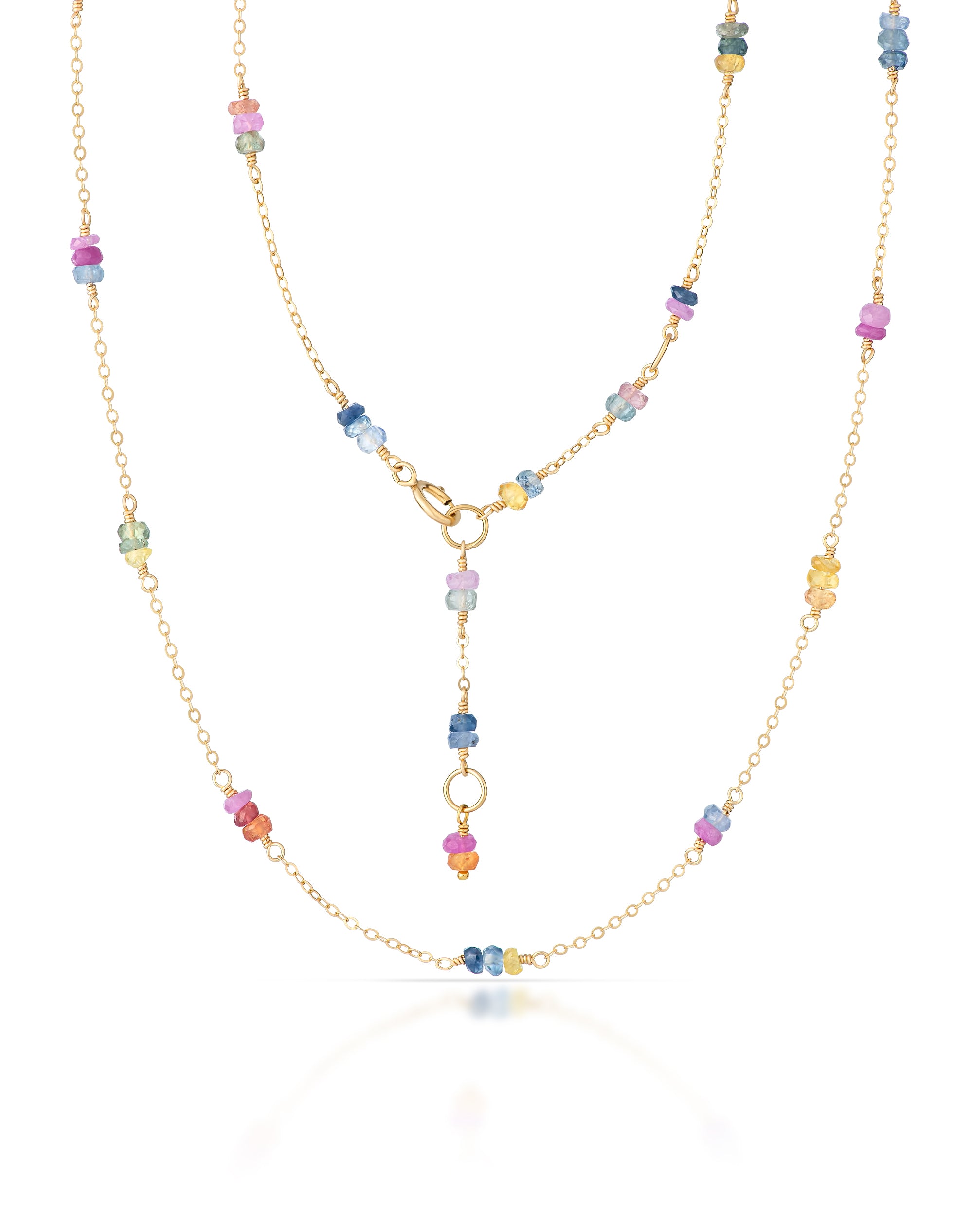 Jardin no. 5 | Multicolour Sapphire Necklace