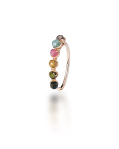 Jardin no. 18 | Multicoloured Tourmaline Ring