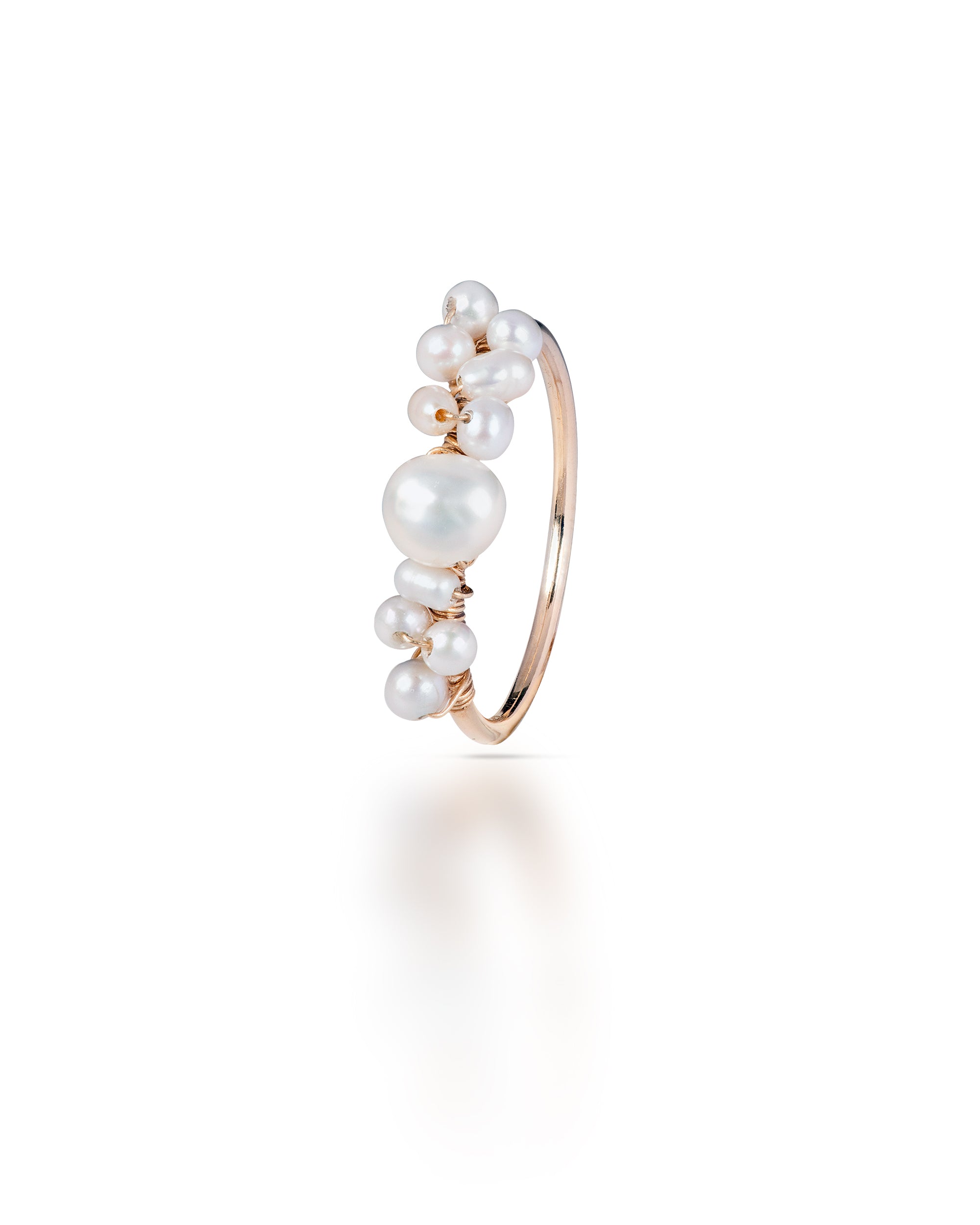 Éclosion no. 11 | Pearl Cluster Ring