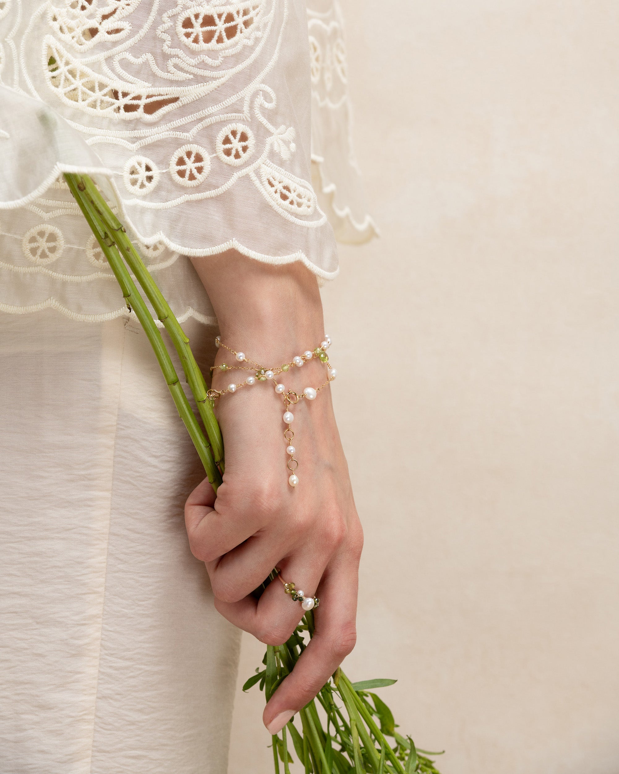 Héritage no. 2 | Pearl Chain Bracelet
