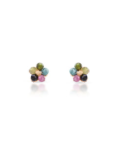 Jardin no. 28 | Tourmaline Flower Earrings