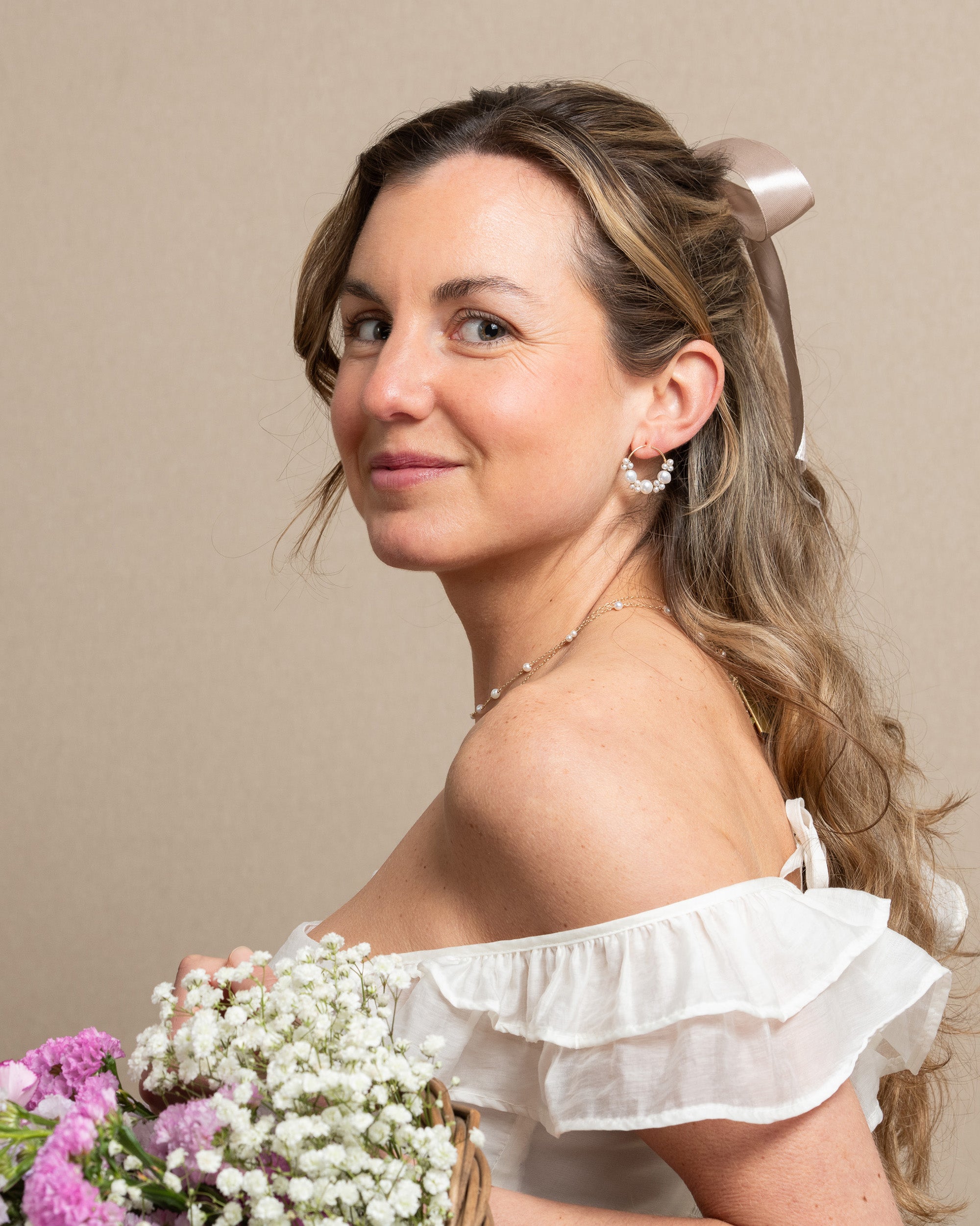 Éclosion no. 1 | Large Baroque Pearl Cluster Earrings