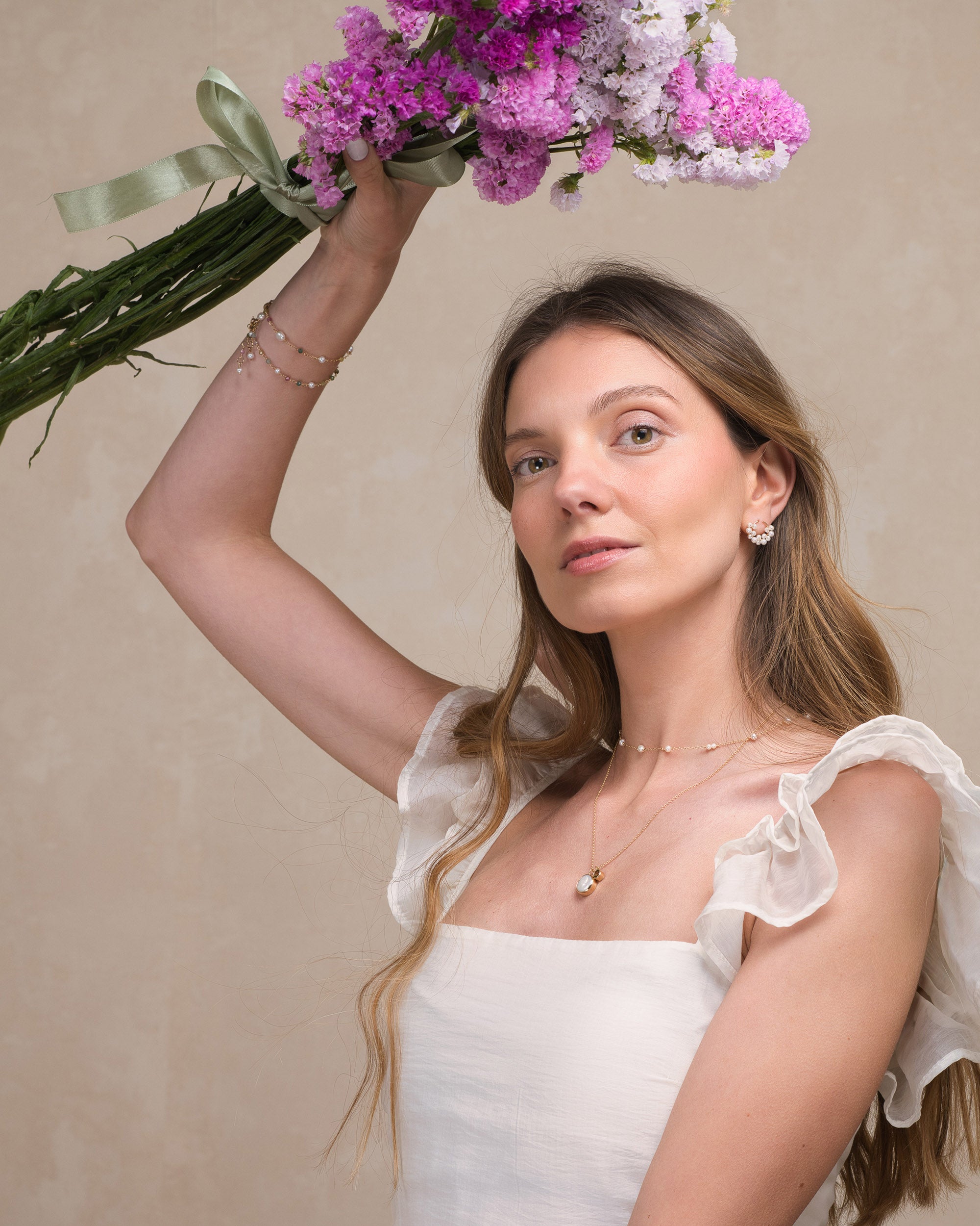 Éclosion no. 8 | Medium Baroque Pearl Cluster Earrings
