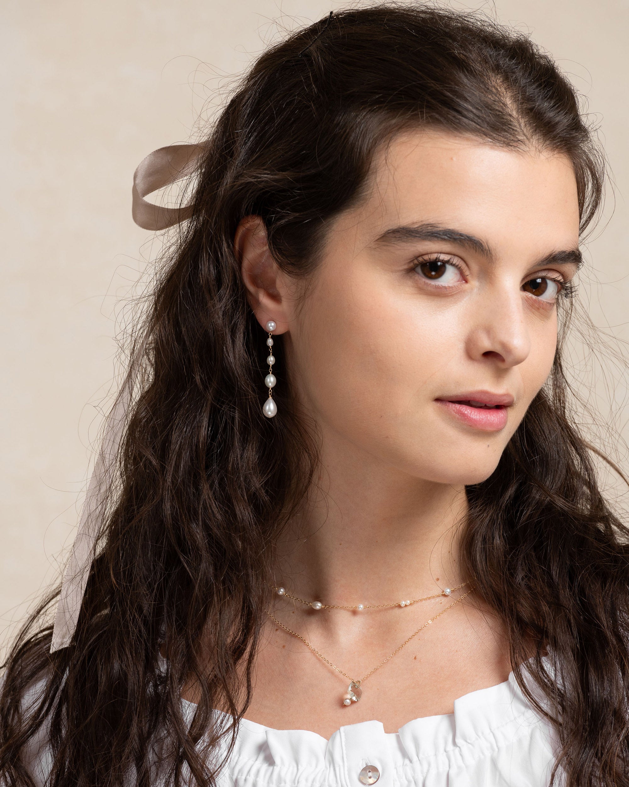 Héritage no. 16 | Gradient Pearl Drop Earrings