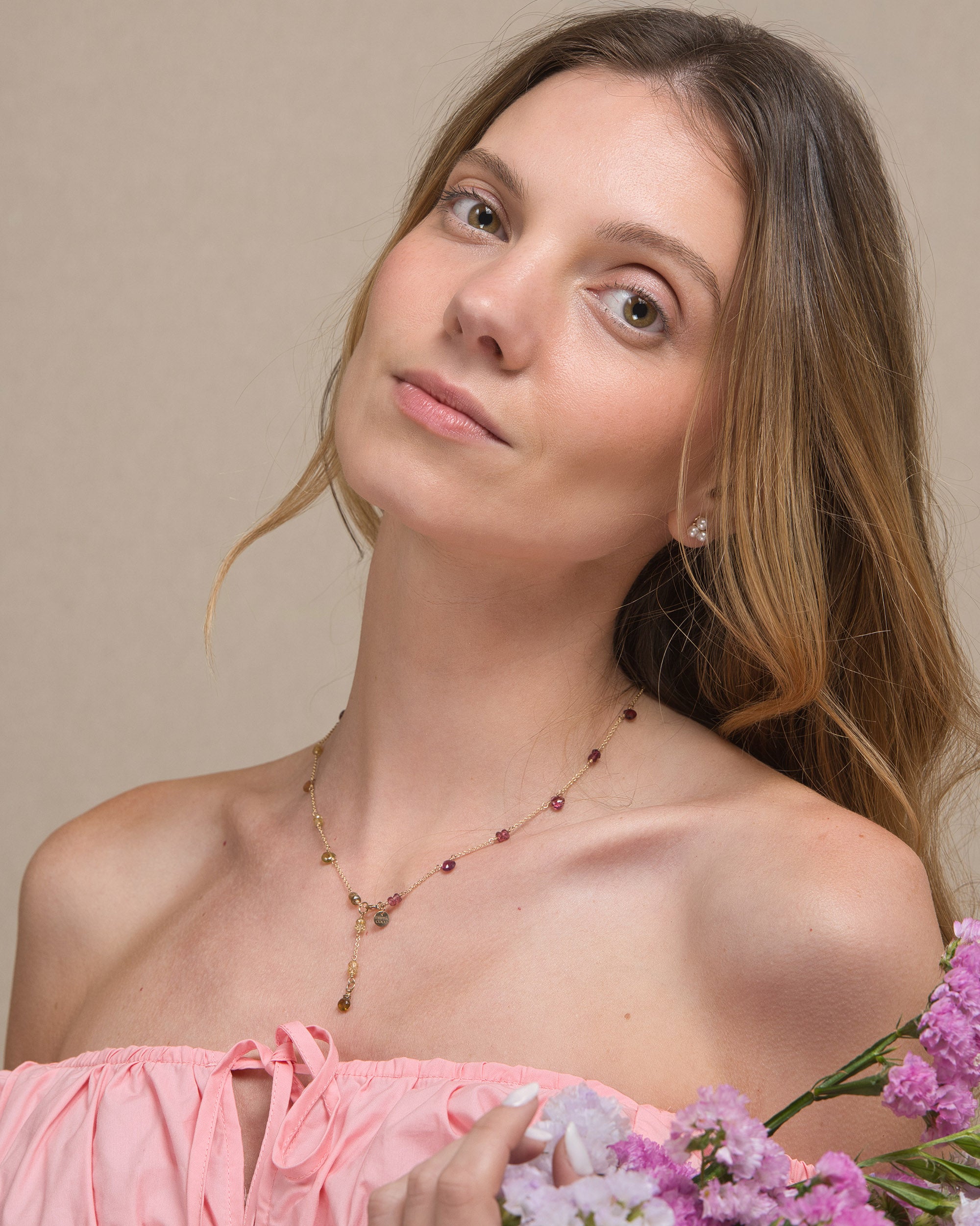 Jardin no. 20 | One-of-a-kind Gradient Tundra Sapphire Necklace