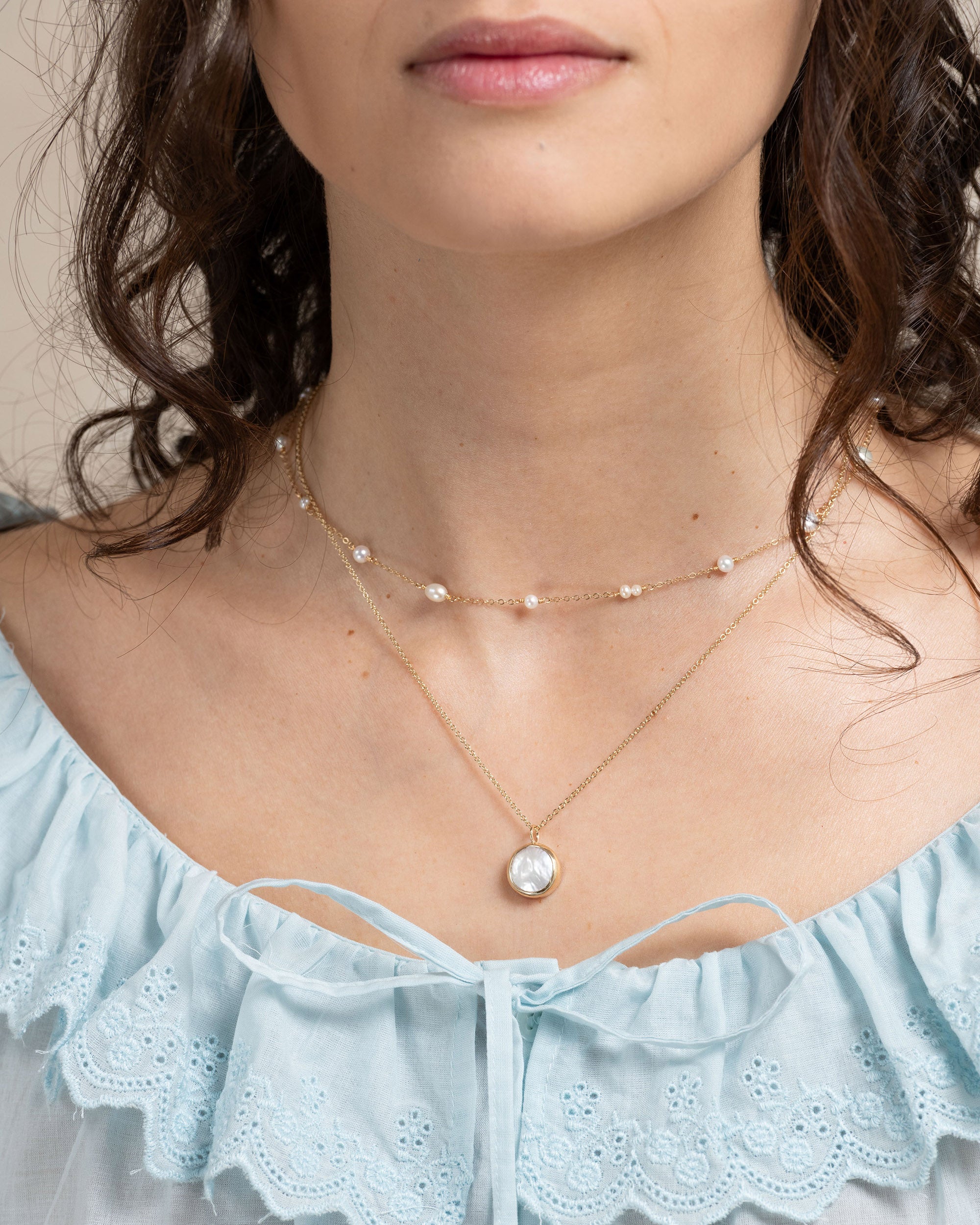 Héritage no. 3 | Gold Pearl Pendant
