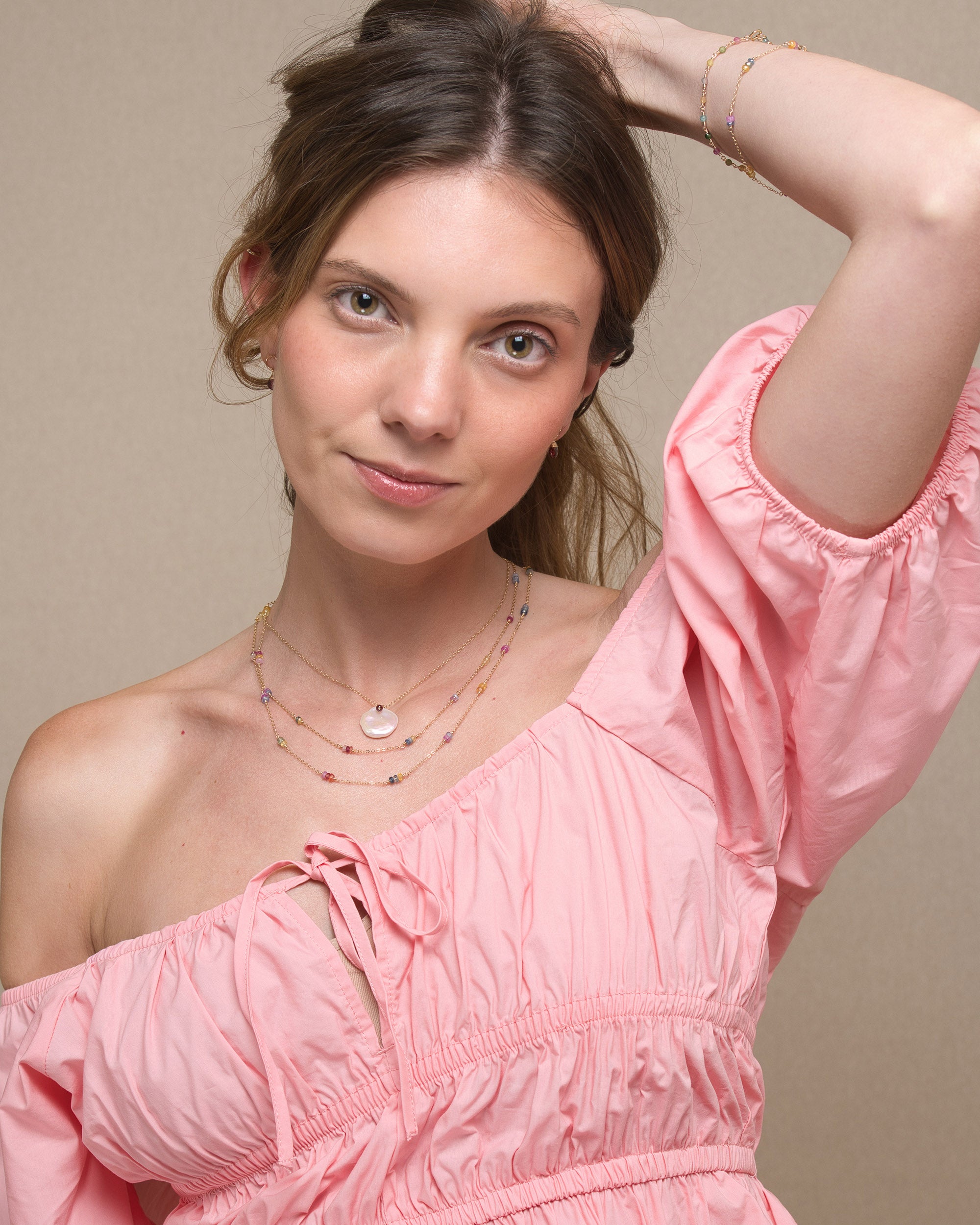 Jardin no. 5 | Multicolour Sapphire Necklace