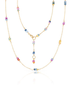 Jardin no. 5 | Multicolour Sapphire Necklace